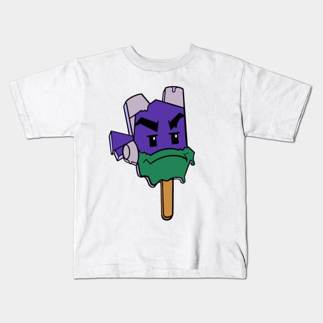 ROTTMNT Donnie Popsicle Kids T-Shirt by SassyTiger